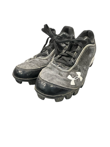 Used Under Armour CLEATS BB/SB Cleats Black Junior 05 11682-S000120026