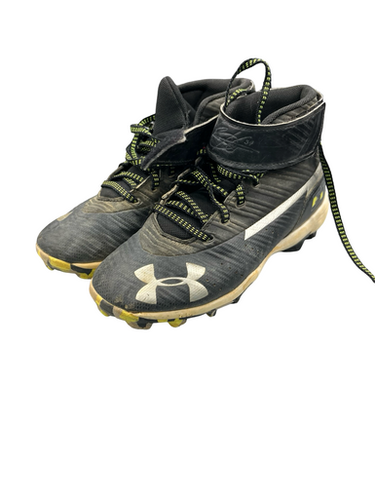 Used Under Armour CLEATS BB/SB Cleats Black Junior 01 11682-S000120161