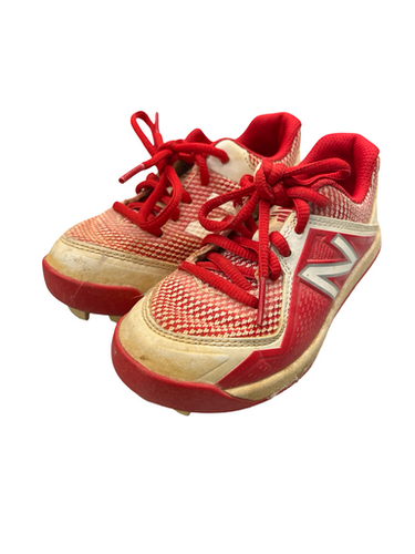 Used New Balance BB CLEAT 10.5 BB/SB Cleats Red Youth 10.5 11682-S000120615