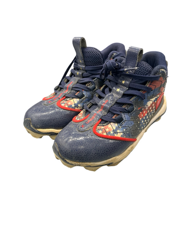 Used Under Armour Jr FB Cleats Navy Blue Junior 01 11682-S000120691