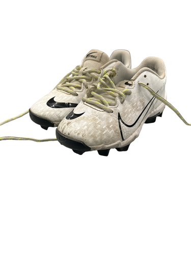 Used Nike DIAMOND 1 BB/SB Cleats White Junior 01 11682-S000121851