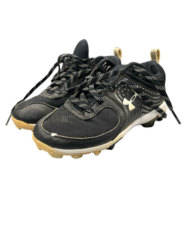 Used Under Armour CLEATS BB/SB Cleats Black Youth 13.0 11682-S000122525