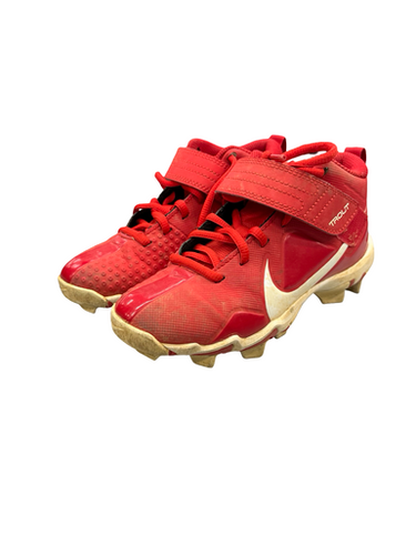 Used Nike TROUT BB/SB Cleats Red Junior 01 11682-S000124626