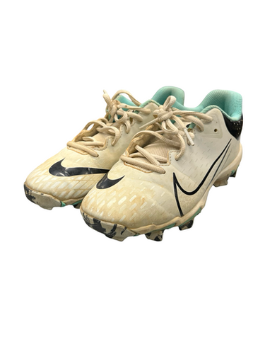 Used Nike SOFTBALL 4.5 BB/SB Cleats White Junior 04.5 11682-S000125226