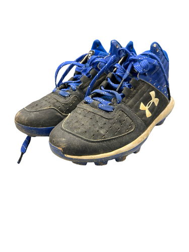 Used Under Armour BASEBALL BB/SB Cleats Royal Blue Junior 02.5 11682-S000125529