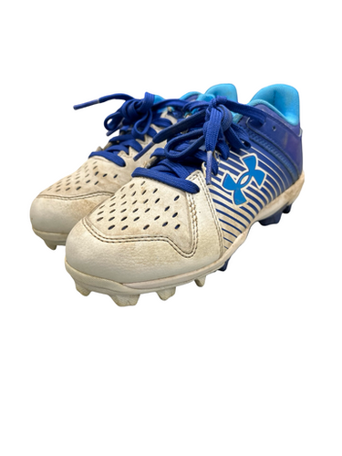 Used Under Armour BASEBALL BB/SB Cleats Royal Blue Junior 01.5 11682-S000120956