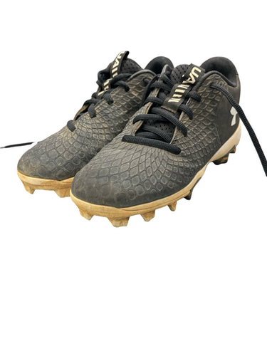 Used Under Armour CLEATS BB/SB Cleats Black Junior 02 11682-S000125178