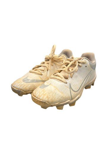 Used Nike DIAMOND BB/SB Cleats White Junior 04 11682-S000125985