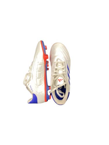 Used Adidas Soccer Cleats White Junior 03.5 11846-S000099683