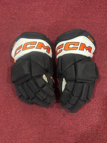 Philadelphia Flyers CCM HGPJSPP Gloves 14" Pro Stock Item#LH17