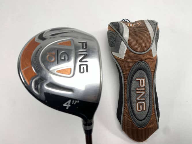Ping G10 4 Fairway Wood 17* TFC 129 F Soft Regular Senior Graphite Mens RH HC