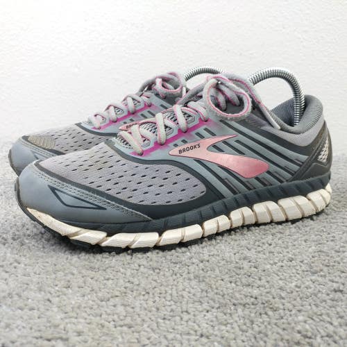 Brooks Ariel 18 Womens Size 9 Running Shoes Low Top Walking Gray Sneakers