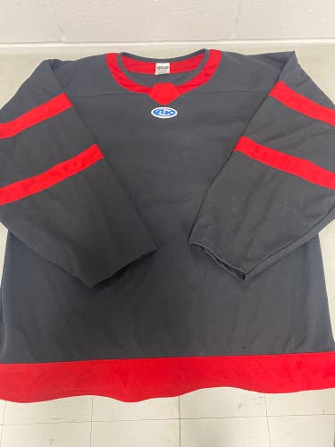 Black w/red stripes mens large Jersey (New)