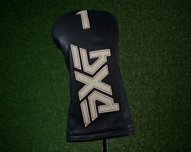 PXG PREMIUM PEBBLE GRAIN BROWN LEATHER FUR LINED DRIVER HEADCOVER GOLF ~ WOW!!