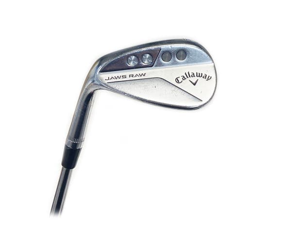 LH Callaway Jaws Raw 52*/10* S Grind Gap Wedge Dynamic Gold Spinner 115 Wedge