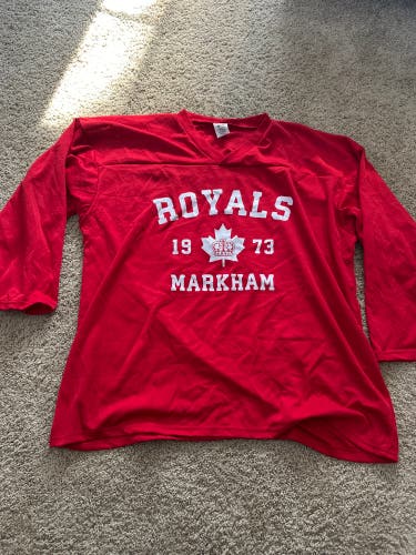 Markham Royals Team issued Red XXL Adult Unisex Troy Lee Designs Jersey (New)