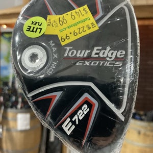 Tour Edge EXOTICS E722 25 #5 Hybrid 39" KBS 60 Senior Flex Graphite Shaft RH