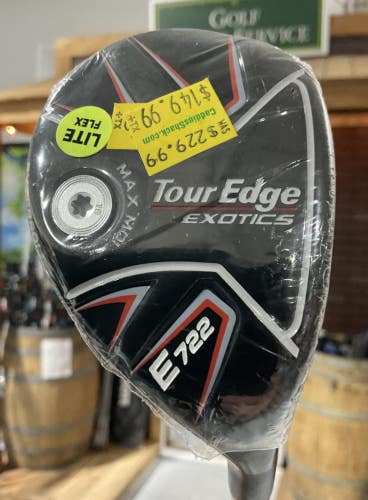 Tour Edge EXOTICS E722 25 #5 Hybrid 39" KBS 60 Senior Flex Graphite Shaft RH