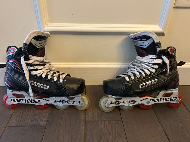 Senior Bauer Inline Hockey Goalie Skates Regular Width Size 6 (Used)