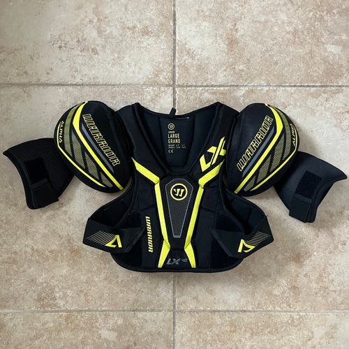 Large Junior Warrior Alpha LX 40 Shoulder Pads (Used)