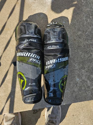 Junior Warrior Alpha Pro 13" Shin Pads (Used)