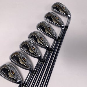 TaylorMade R7 CGB Max Iron Set 5-PW+AW REAX 55g Regular Graphite Mens RH