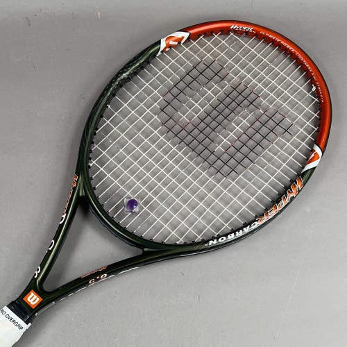 Wilson Hyper Carbon Oversize Tennis Racquet 4 1/2" Grip & 110in Head Size