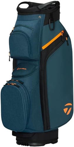 NEW 2026 TaylorMade Cart Lite Navy/Orange 14-Way Golf Cart Bag
