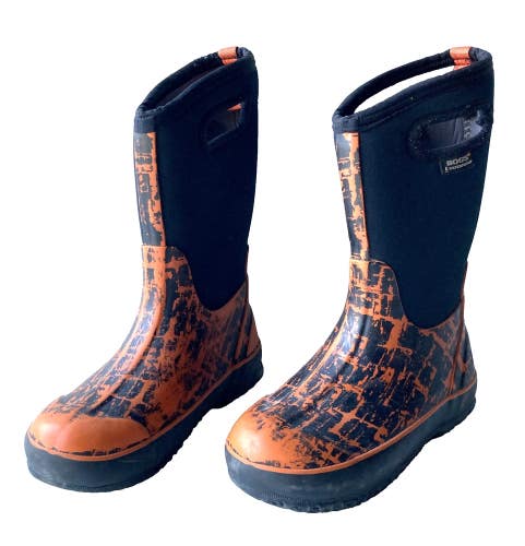 BOGS Youth/Boys/Girls Graffiti Classic Waterproof Winter Rain Snow Boots ~Size 3