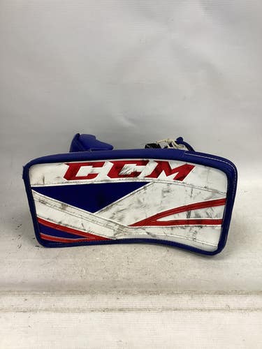 Used CCM PREMIER II Senior Goalie Blocker White/Royal/Red 11851-S000042703