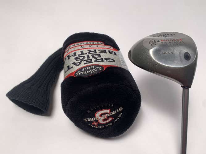 Callaway Biggest Big Bertha Driver 7* Ultra Light Firm Graphite Mens RH HC