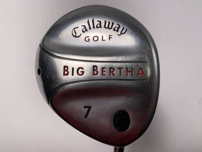 Callaway Big Bertha 2004 7 Fairway Wood 21* RCH 75w Firm Graphite Mens RH