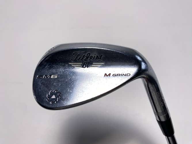 Titleist Vokey SM6 Tour Chrome Sand Wedge SW 56* 8 Bounce M-Grind Wedge RH