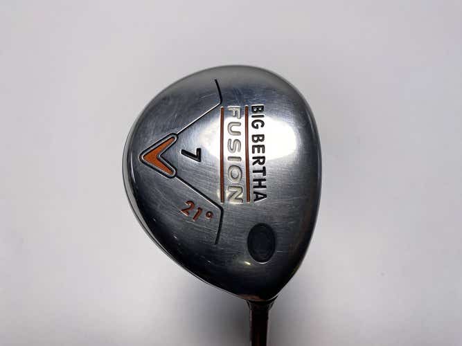 Callaway Big Bertha Fusion 7 Fairway Wood 21* Aldila NVS Orange 55g Regular RH