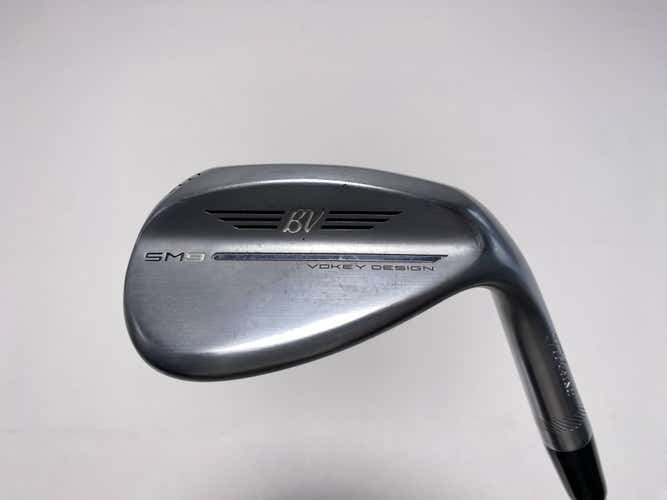 Titleist Vokey SM9 Tour Chrome Wedge 58* 8 Bounce M-Grind Wedge Steel Mens RH