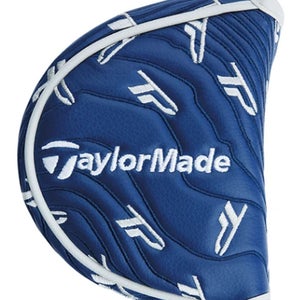NEW TaylorMade TP Hydroblast Blue/White Mallet Golf Putter Headcover
