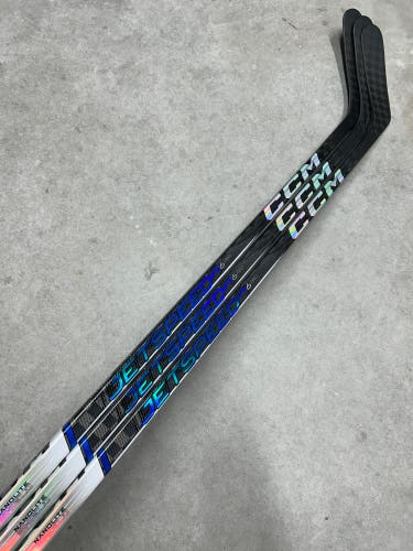 3 PACK 85 Flex P92M Senior CCM JetSpeed FT6 Pro Left Hand Hockey Stick Pro Stock (New)
