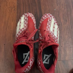 Men's Size 13.0 (W 14.0) Adidas adizero Mid Top Molded Cleats (Used)