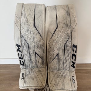 35" 2020 CCM Axis Pro Goalie Leg Pads Pro Stock (Used)
