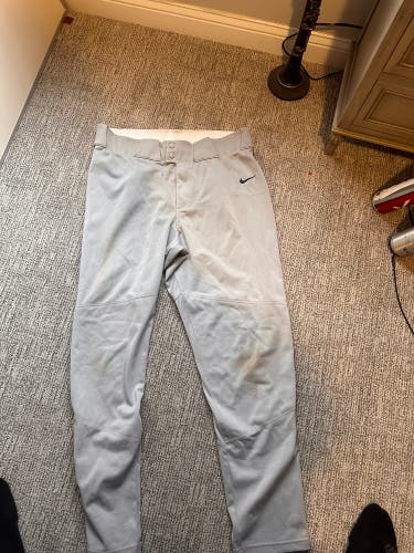Gray Men's XL Adult Nike Game Pants (Used)