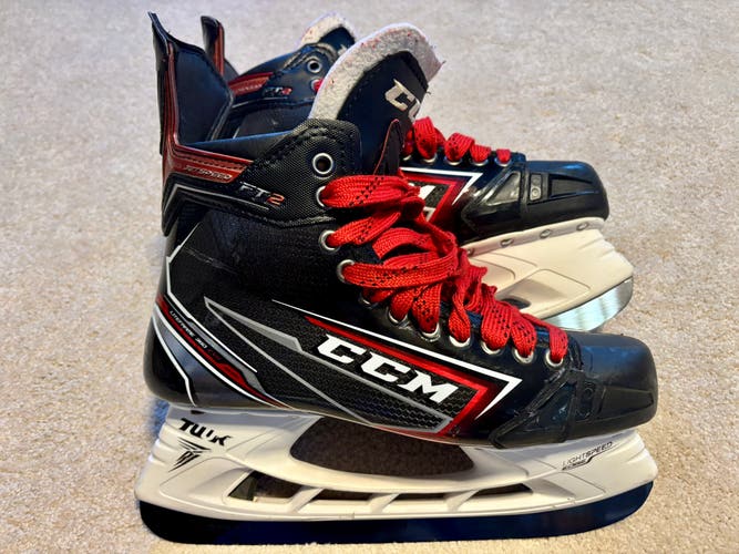 CCM JetSpeed FT2 Pro Return Hockey Skates Regular Width Pro Stock 9.75 (Used) (NOT 9.5 size)