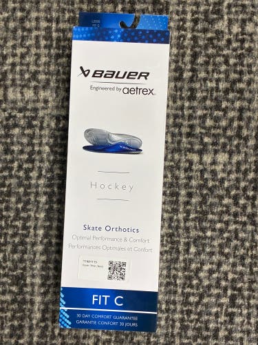 Bauer/aetrex Skate Orthotics  I Fit C (New)