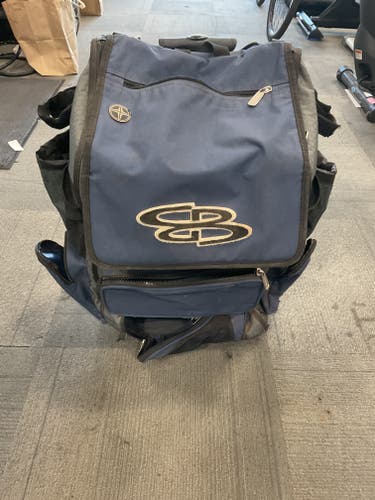 Used BoomBah CATCHERS WHEEL BAG BB/SB Player Wheeled Bag Teal 11614-S000228924
