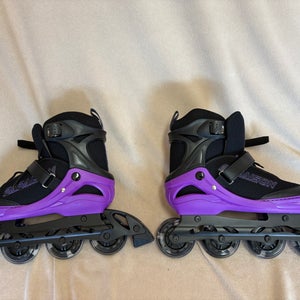 Papaison adjustable Inline Skates Size 7-10.5 (Used)