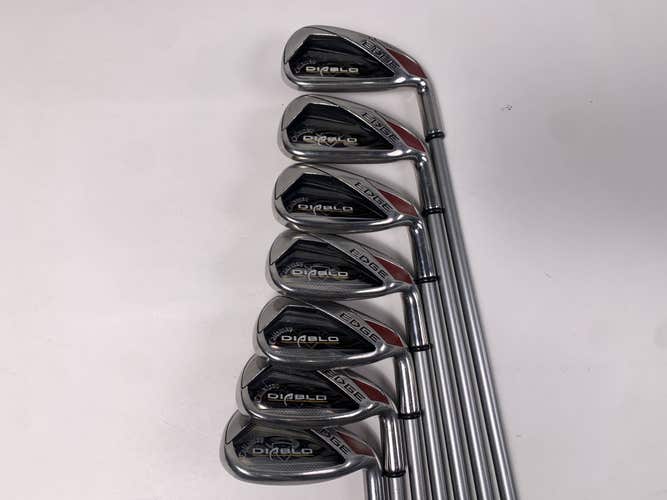 Callaway Diablo Edge Iron Set 6-PW+GW+SW 55g Ladies Graphite Womens RH