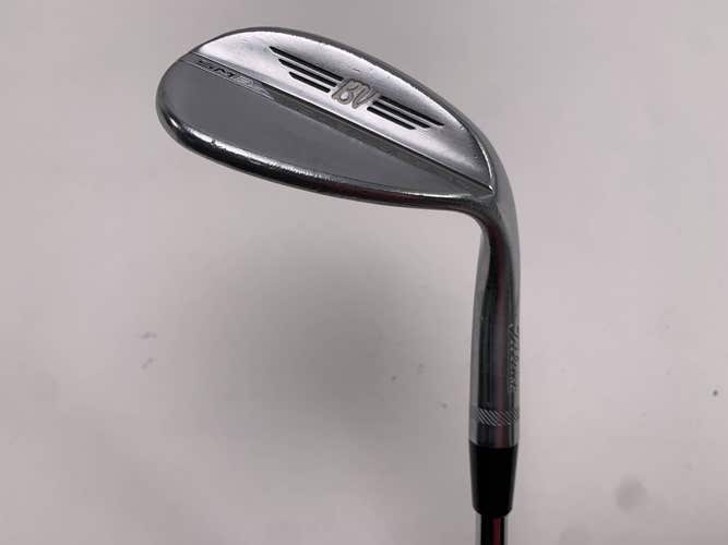 Titleist Vokey SM8 Tour Chrome Wedge 60* 8 Bounce M-Grind Wedge Steel Mens RH