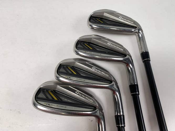 TaylorMade RocketBladez Iron Set 7-PW RocketFuel 65g Regular Graphite Mens RH