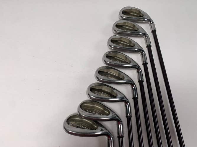 Callaway Big Bertha 2004 Iron Set 5-PW+GW+SW Big Bertha Gems 65i Ladies RH