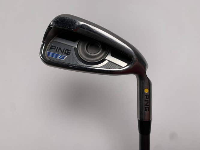 Ping G 2016 Single 6 Iron Yellow Dot 1.5* Up CFS 70g Regular Graphite Mens RH