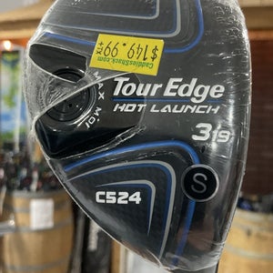 Tour Edge HOT LAUNCH C524 19 #3 Hybrid 39.5" ALDILA ASCENT 60 Stiff Flex RH
